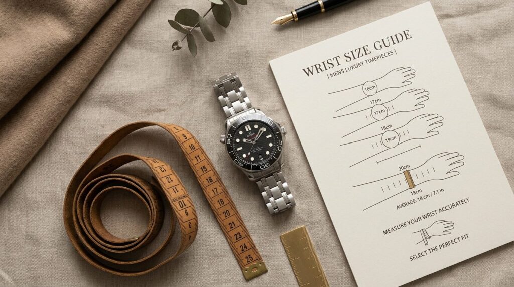 Flat lay lifestyle photography of a measuring tape, luxury w